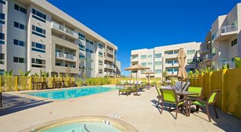Relaxing Pool & Spa, at Parc One, 320 Town Center Pkwy, CA